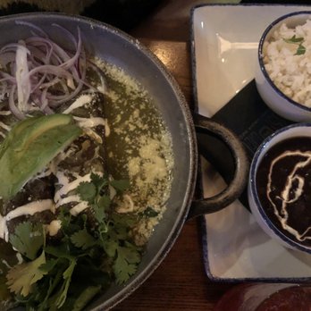 Casi Cielo - 3 Enchiladas Verdes - Cocktail Bars Near Me - Atlanta, Georgia