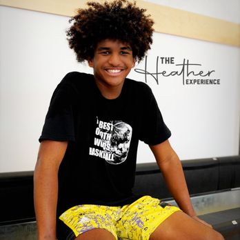 Hoop Blessings - Look at that happy face after participating in the Best of Both Worlds basketball clinic. - Sports Clubs Near Me - San Diego, California
