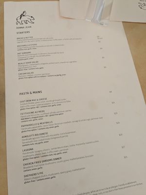 Menu photo 1 Donna Jean San Diego, CA