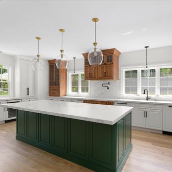 Lee Design Studios - wood green and white kitchen - Architects Near Me - Falls Church, Virginia Lee Design Studios - wood green and white kitchen - Architects Near Me - Falls Church, Virginia
