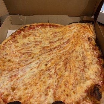 Salerno's Pizzeria - Really guys? So not cool to deliver a pizza like this - Pizza Near Me - Hazlet, New Jersey Salerno's Pizzeria - Really guys? So not cool to deliver a pizza like this - Pizza Near Me - Hazlet, New Jersey