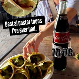 Al pastor tacos and asada tacos Al pastor tacos and asada tacos