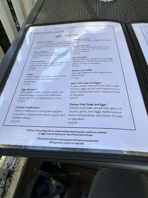 Menu photo 6 Victoria's Cafe Vancouver, WA Menu photo 6 Victoria's Cafe Vancouver, WA