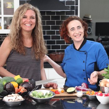Chef Veronica Mauri - two women in a kitchen - Food Delivery Services Near Me Chef Veronica Mauri - two women in a kitchen - Food Delivery Services Near Me