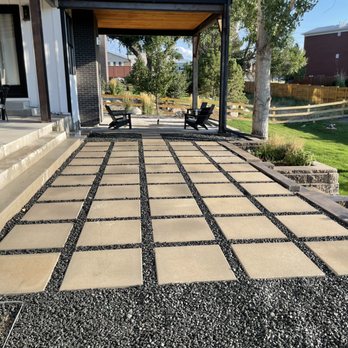Quality Control Hardscapes - a patio with a stone walkway - Landscaping Near Me - Commerce City, Colorado Quality Control Hardscapes - a patio with a stone walkway - Landscaping Near Me - Commerce City, Colorado