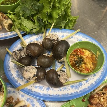Mắm - pork sausage stuffed snails - Vietnamese Near Me - New York, New York Mắm - pork sausage stuffed snails - Vietnamese Near Me - New York, New York