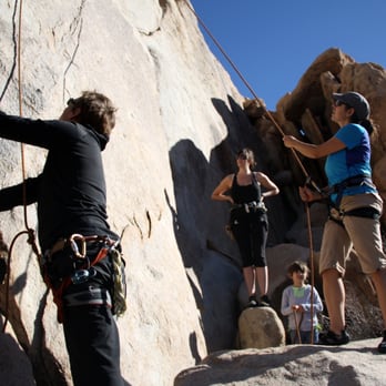 Joshua Tree Adventures - A quick lesson in belaying - Tours Near Me