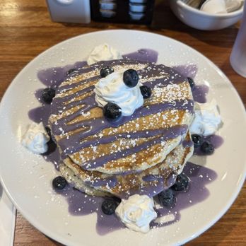 Early Birds Cafe - Ube blueberry pancakes - Breakfast & Brunch Near Me - Fresno, California Early Birds Cafe - Ube blueberry pancakes - Breakfast & Brunch Near Me - Fresno, California