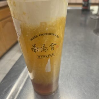 TP Tea - Cream cheese foam mango with tea and jelly - Bubble Tea Near Me - Irvine, California