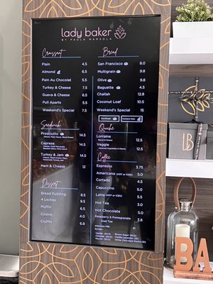 Menu photo 8 Lady Baker Pembroke Pines, FL