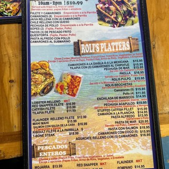 Rolis - Menu Page 3 - Seafood Near Me - Houston, Texas Rolis - Menu Page 3 - Seafood Near Me - Houston, Texas