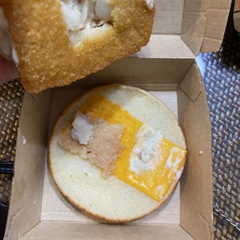 McDonald's - Is this the new size of cheese for filet of fish or and all burgers? That's pretty disappointing. - Fast Food Near Me - Diamond Bar, California