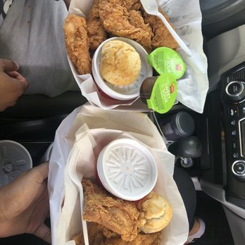 Krispy Krunchy Chicken - Mix Meat Chicken 4 Cajun Tenders Combo - Fast Food Near Me - Chesapeake, Virginia