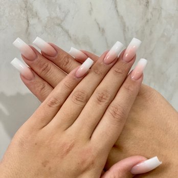 Debbies Waxing & Nails - Ombre nails!!! In love with them - Nail Salons Near Me - Montebello , California