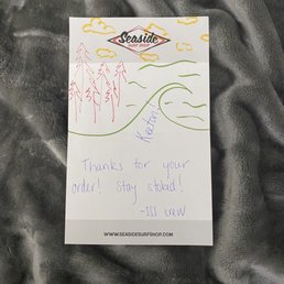 Personalized note Personalized note
