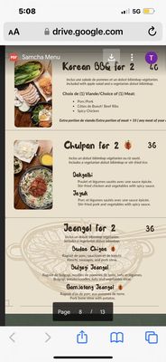 Menu photo 4 Sam Cha Montreal, QC