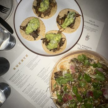 Suerte - Tlayuda de hongos, sweet papas - Mexican Near Me - Austin, Texas