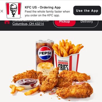KFC - Original recipe 5 pc. Chicken Tenders meal - Fast Food Near Me - Columbus, Ohio
