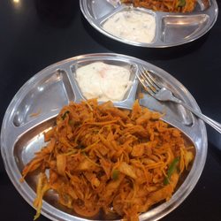 Saravanaa Bhavan - Mix Vegetable Parota - excellent all in one meal.