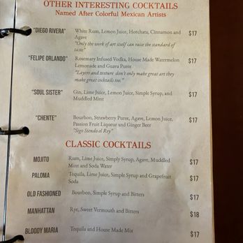 Tac/Quila - Cocktail menu - Tapas/Small Plates Near Me - Palm Springs, California Tac/Quila - Cocktail menu - Tapas/Small Plates Near Me - Palm Springs, California