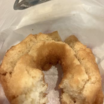Top Pot Doughnuts - Inside of plain old fashioned - Bakeries Near Me - Seattle, Washington