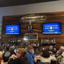 Swezey's Pub - The bar scene. See the awards to the left!!!!