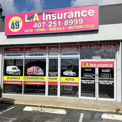 L.A. Insurance - Exterior of the L.A. Insurance Agency located at 9000 S. Orange Blossom Trail in FL