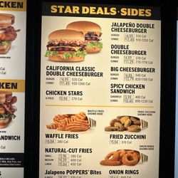 Carl's Jr - Menu