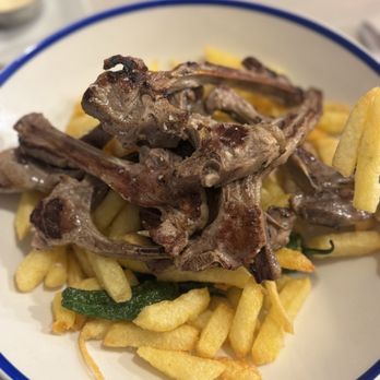 Vermutería La Rosa - Chuletillas con patatas. - Tapas Bars Near Me - Palma, PM Vermutería La Rosa - Chuletillas con patatas. - Tapas Bars Near Me - Palma, PM