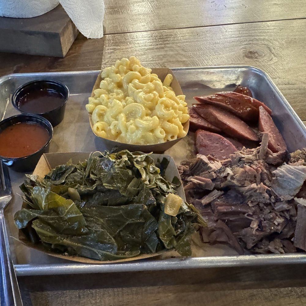 OAK'D BBQ - 2 meat plate - Barbeque Near Me - Addison, Texas