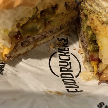 Fuddruckers - #1 w extra cheese, added bacon & skinny seasoned fries - Burgers Near Me - Concord, California