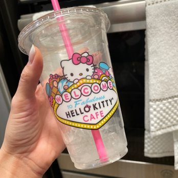 Hello Kitty Cafe - Empty cup but too cute to throw away! - Themed Cafes Near Me - Las Vegas, Nevada