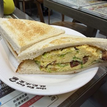 旺記冰室 - Spam and egg sandwich - Hong Kong Style Cafe Near Me - Hong Kong, HK