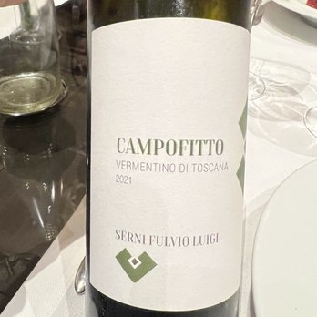 Cuculia - Amazing white wine - Vegetarian Near Me - Florence, FI