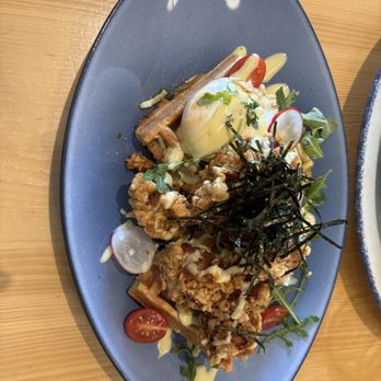 Breakfast Table - yuzu chicken and waffles - Breakfast & Brunch Near Me - Richmond, British Columbia Breakfast Table - yuzu chicken and waffles - Breakfast & Brunch Near Me - Richmond, British Columbia