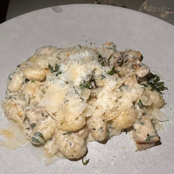 Glass & Vine - Chicken and Black Truffle Gnocchi - New American Near Me - Miami, Florida Glass & Vine - Chicken and Black Truffle Gnocchi - New American Near Me - Miami, Florida
