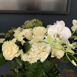 Davenport Florist - Gorgeous arrangement of orchids, roses and hydrangeas.