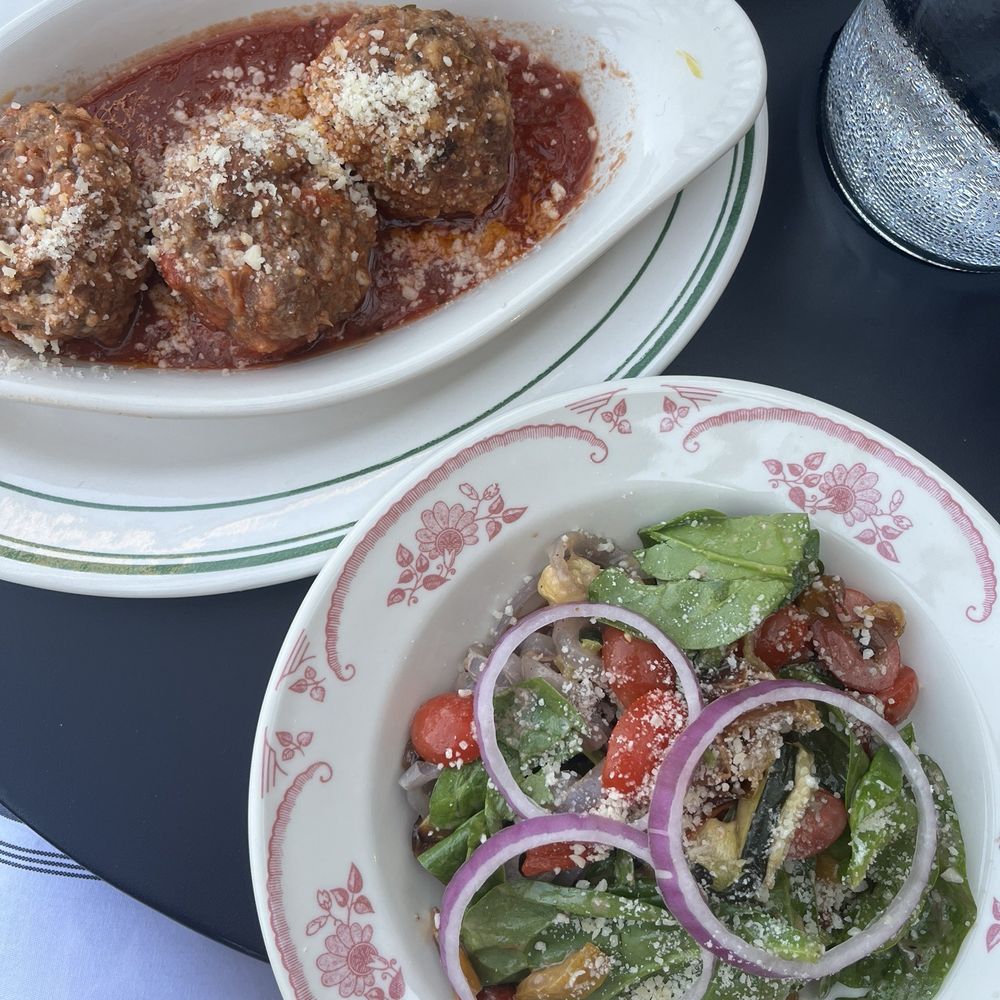 Pressa Italia - Meatballs, and grilled zucchini salad - Italian Near Me - Broken Bow, Oklahoma