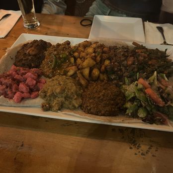 Letena Ethiopian Restaurant - Meat Lover Sampler - Ethiopian Near Me - Washington, DC, District of Columbia Letena Ethiopian Restaurant - Meat Lover Sampler - Ethiopian Near Me - Washington, DC, District of Columbia