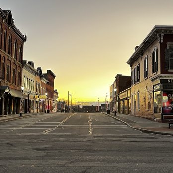 Java Junction - Outside across the street - Bakeries Near Me - Brockport, New York