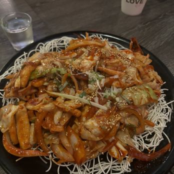 Hanshin Pocha - Stir-Fried Squid - Korean Near Me - Irvine, California