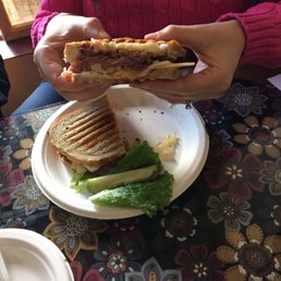 Eggplant and Provolone Panino