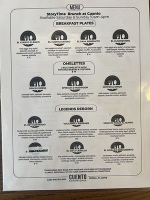 Menu photo 2 Cuento Sandwiches Doral, FL Menu photo 2 Cuento Sandwiches Doral, FL