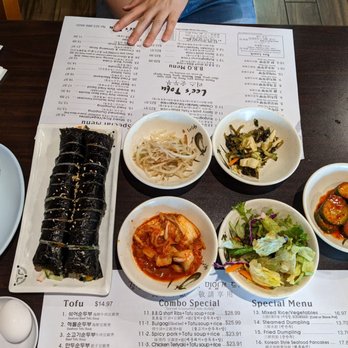 Lee's Tofu - Banchan + kimbap - Korean Near Me - Monterey Park, California