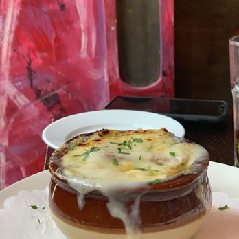AOC East - French Onion Soup Petit Plat - Wine Bars Near Me - New York, New York