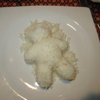 Bangkok Thyme - Teddy bear shaped rice. - Thai Near Me - Atlanta, Georgia