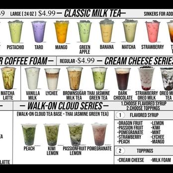 Doughnut World - Milk tea menu - Donuts Near Me - Winder, Georgia