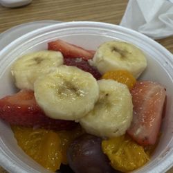 Something Tasty - My bowl of fruit -- the grapes and oranges tasted like they had gone bad.