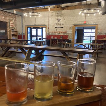 Pretoria Fields Brewery - Flight - Breweries Near Me - Albany, Georgia