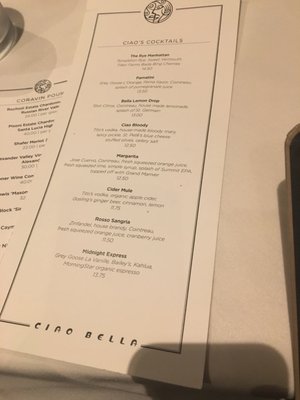 Menu photo 7 Ciao Bella Bloomington, MN